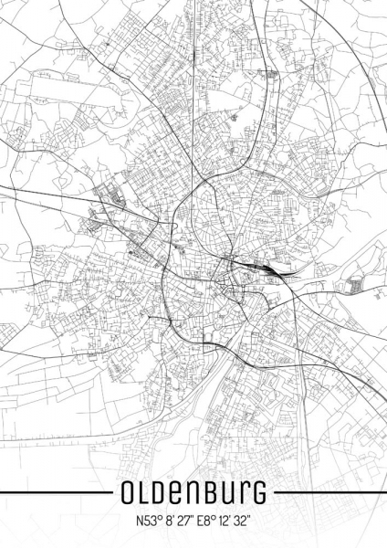 Oldenburg Stadtplan