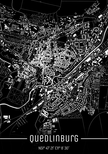 Quedlinburg City Map