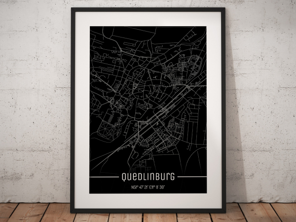 Quedlinburg City Map