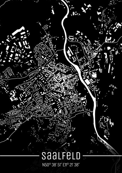 Saalfeld City Map