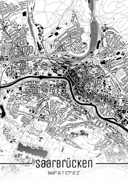 Saarbrücken Stadtplan