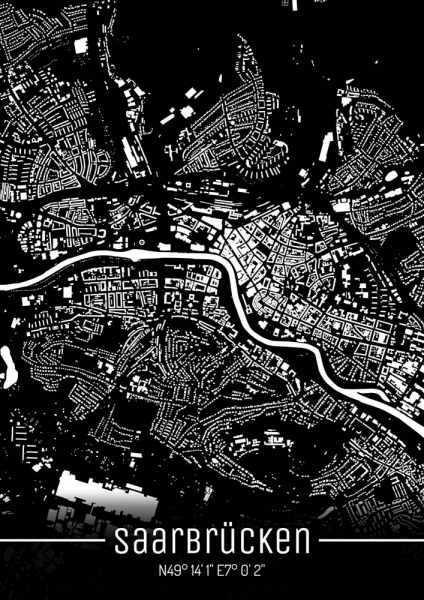 Saarbrücken City Map