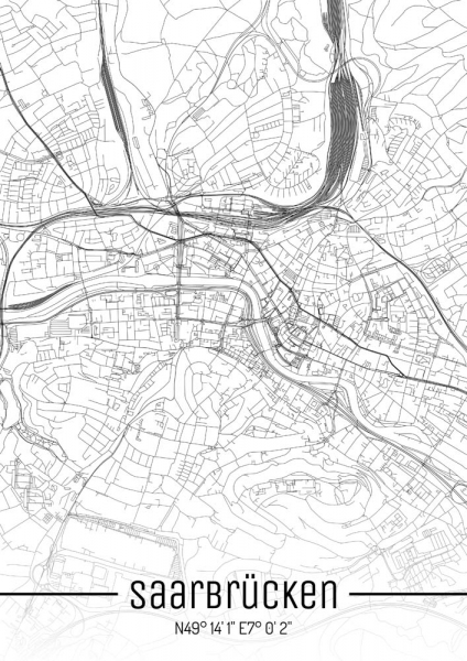 Saarbrücken Stadtplan