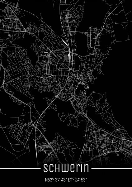 Schwerin City Map