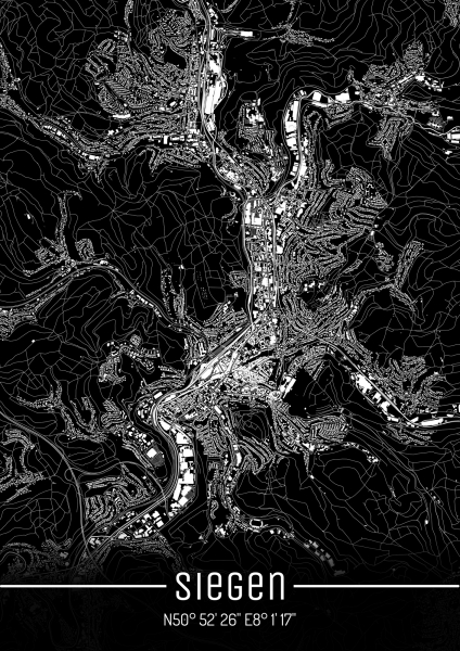 Siegen City Map
