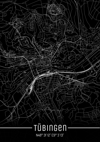 Tübingen City Map