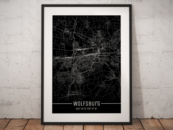 Wolfsburg City Map