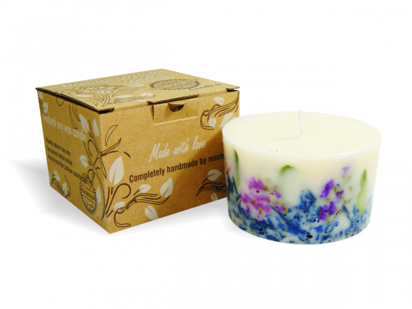 Scented candle lavender