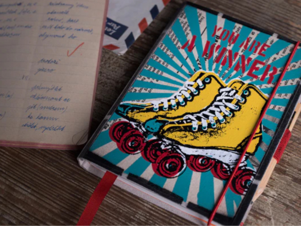 Notebook Roller skates