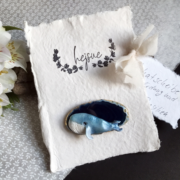 brooch whale