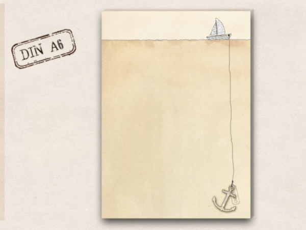 Notepad little boat